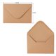 thumbnail image 3 of Sobres Janvale 10 × 15 cm 50 unidades marrón kraft con solapa en V, 3 of 6