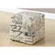 thumbnail image 4 of Ottoman Monarch Specialties I 8162 para niños en forma de cubo x2, 4 of 5