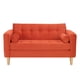 thumbnail image 1 of Sofa Retro 2c Felpa 05 Naranja, 1 of 6