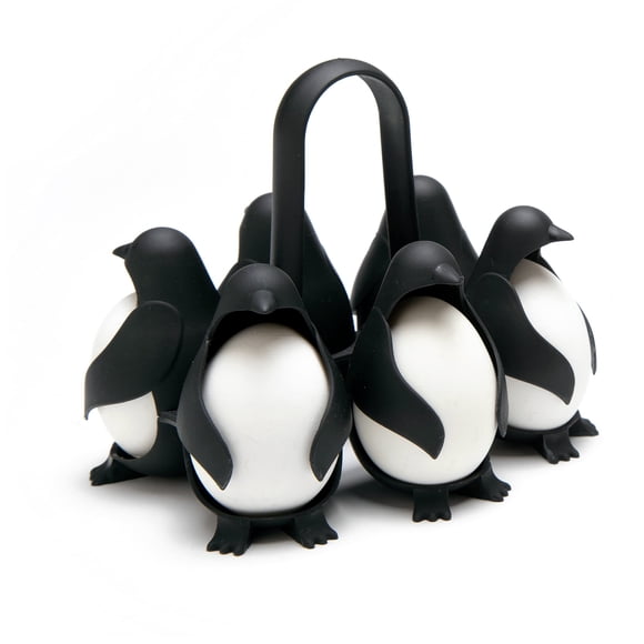 Olla para huevos Peleg Design Egguins Penguin, 6 huevos