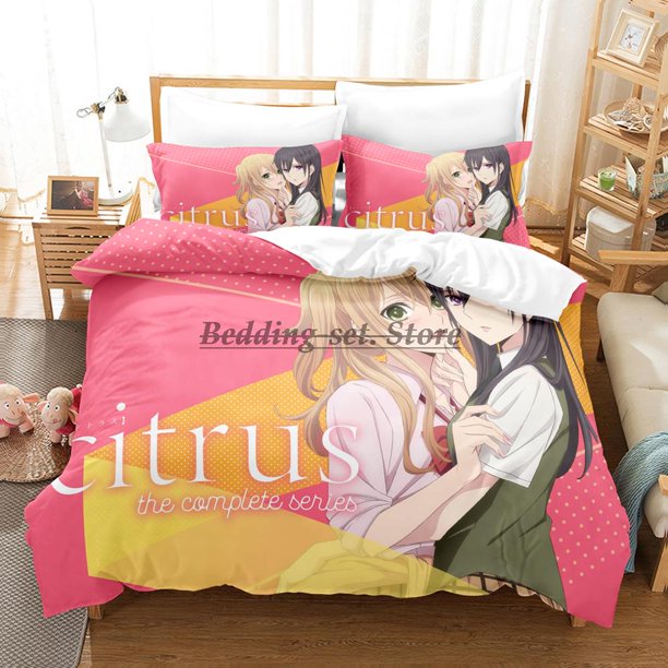 Citrus Bedding Set Bed Set Aldult Kid Bedroom Duvetcover Sets Bed Sheet Set