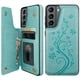 thumbnail image 1 of Butterfly Pattern PU Leather Case Wallet: Shockproof Flip Cover with Card Holder for Samsung S8/S10/Note10/S21 Series, 1 of 3