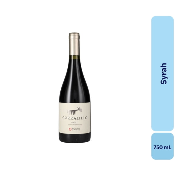 Vino Syrah Botella, 750 mL