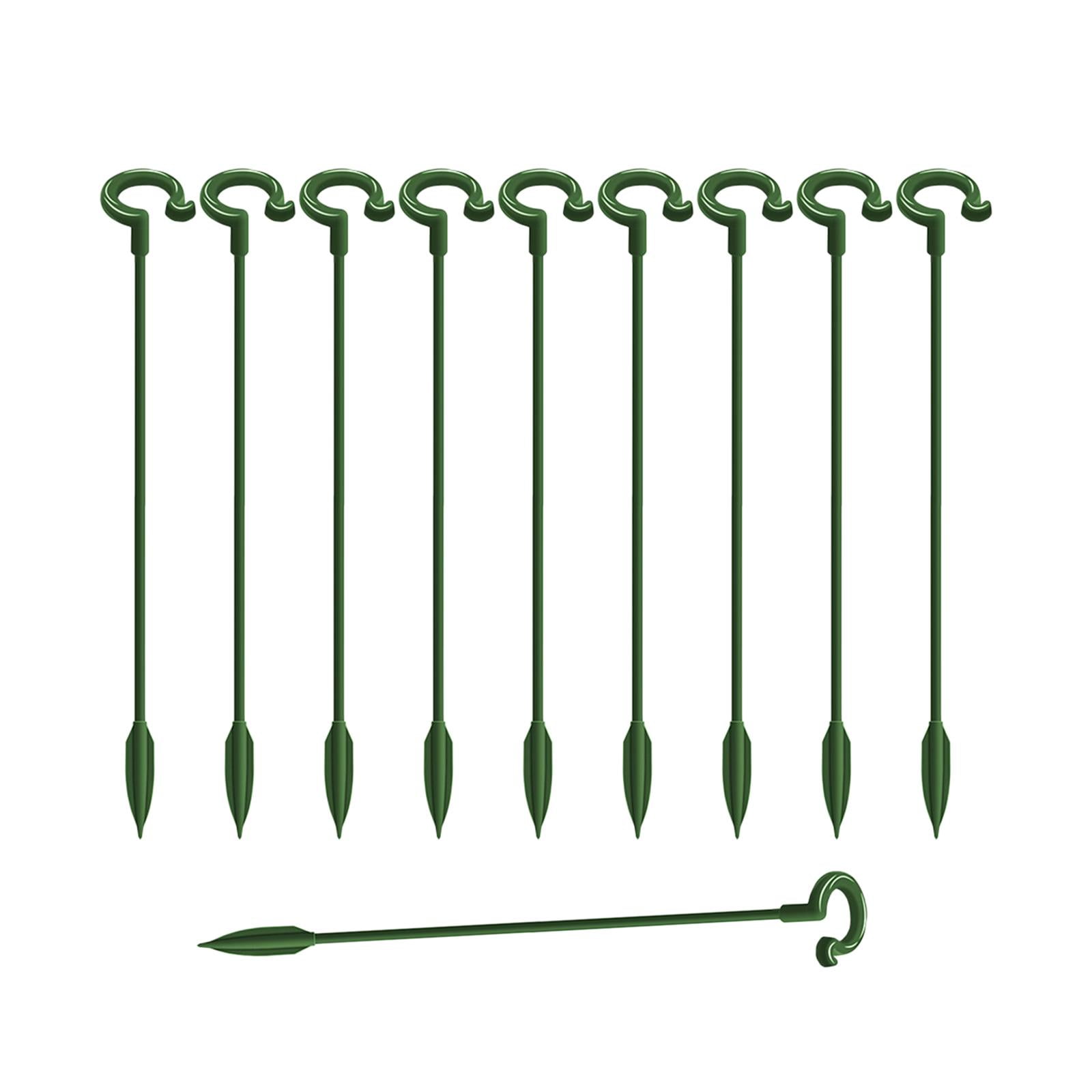 Magideal - Estacas De Soporte Para Plantas, Soporte Fijo Para Escalada De , Soporte Para Flores, Barra De Soporte En Maceta Para Peonías, Rosas, Plantas De 37cm