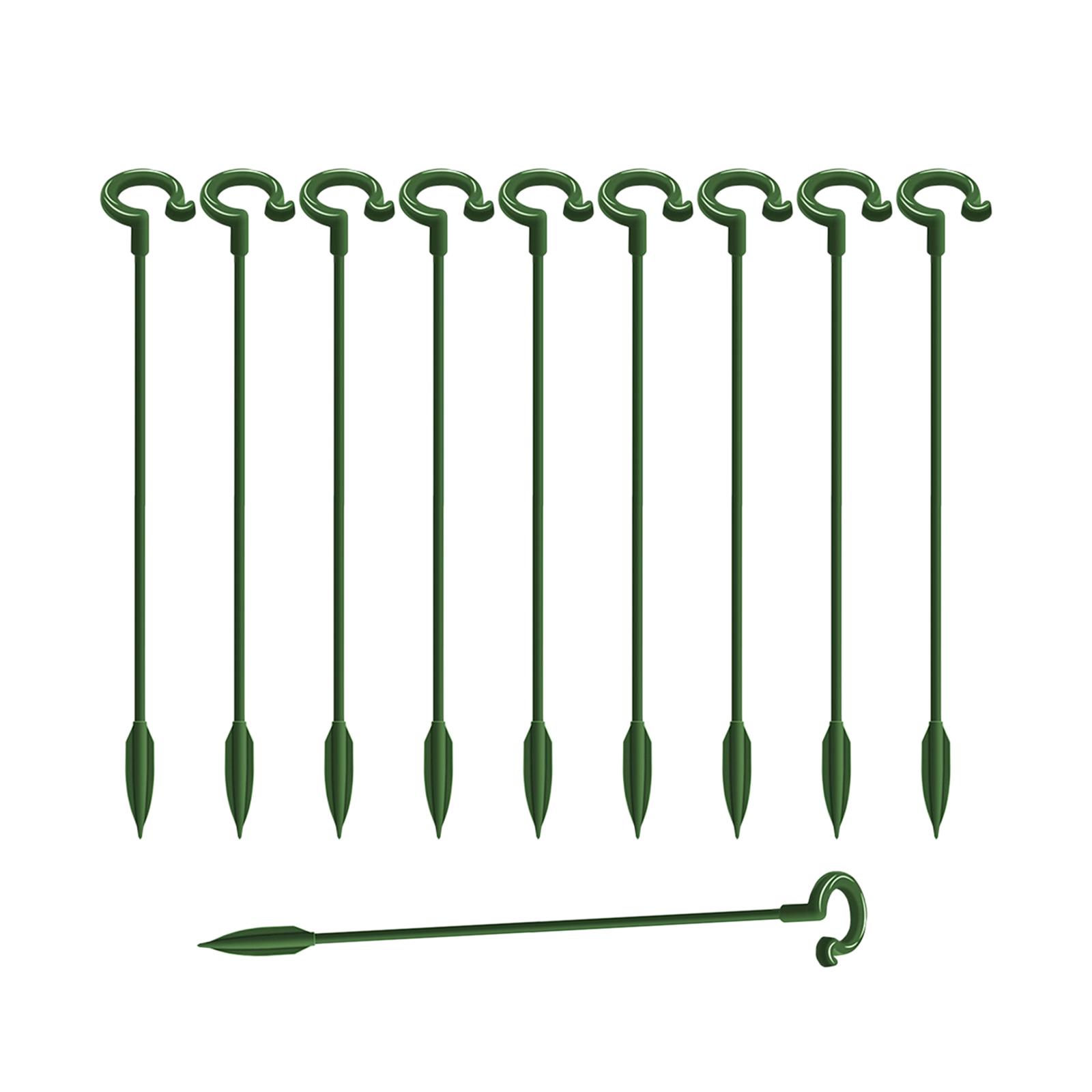 Magideal - Estacas De Soporte Para Plantas, Soporte Fijo Para Escalada De , Soporte Para Flores, Barra De Soporte En Maceta Para Peonías, Rosas, Plantas De 37Cm