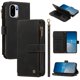 thumbnail image 1 of Funda Cartera para OnePlus 15R con Cremallera y Ranuras, Negro, 1 of 6