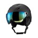 thumbnail image 3 of Casco De Esquí Gafas Protectoras Cálidas Con Almohadilla Para La Mandíbula Casco De Esquí De Nieve Para Frío Negro De 51 A 54 Cm, 3 of 5