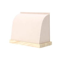 Ioensy - Soporte De Exhibición De Collar Multifunción Para Tobilleras, Pulseras, Estante De Almacenamiento De Terciopelo Beige