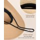 thumbnail image 3 of Sombrero de paja para mujer Sun Hat FURTALK, ala ancha, UPF 80+, 3 of 9
