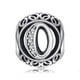 thumbnail image 1 of Charm dije abalorio letras pulsera colgante plata 925, 1 of 3