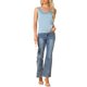 thumbnail image 2 of INSPIRE CHIC Top de Camisola de Satén sin Mangas con Escote en V para Mujer Regreso a Clases, Tanque Sedoso con Tirantes Anchos, Blusa Elegante para Dormir y Descansar L Azul, 2 of 6