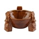 thumbnail image 3 of Cuenco De Cerámica Para Ponchar, Diseño De Tres Patas, Tazas Tiki, Taza Para Beber Para Bar, Hogar, Marrón, 3 of 5