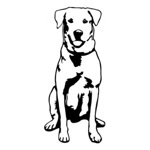 Rienda Libre Graphics - Decomural Labrador Dog Animals Pets Ws-34710