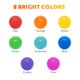 thumbnail image 2 of Mini Ball Pit Balls Playz de plástico blando, 50 unidades, con 8 colores, 2 of 9