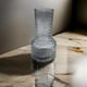thumbnail image 4 of Florero Decorativo De Vidrio Con Diseño Base Ancha Gris 25, 4 of 7