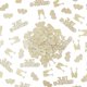thumbnail image 2 of Confeti Gybeizhu para Compromiso, 120 Piezas, Dorado, 2 of 3