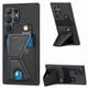 thumbnail image 1 of Funda Resistente para Samsung Galaxy S24 Ultra con Tarjetero y Soporte, Diseño Magnético Negro, 1 of 5