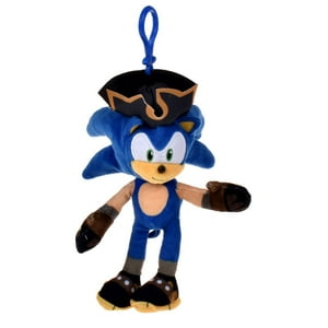 Peluche Sonic Colección Shadow Con Clip Para Colgar