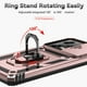 thumbnail image 2 of Estuche GANGXUN para Xiaomi Redmi Note 12 Pro 5G, soporte giratorio 360°, estilo mecánico y magnético, 2 of 5