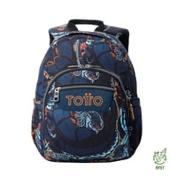 Mochila Escolar Juvenil Notebook 13"" Gommas Totto