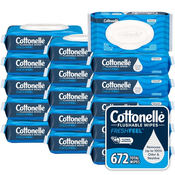 Toallitas húmedas desechables Cottonelle Fresh Feel 672