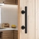 thumbnail image 4 of Manilla para puerta de granero SMARTSTANDARD 12, resistente, negra, 4 of 6