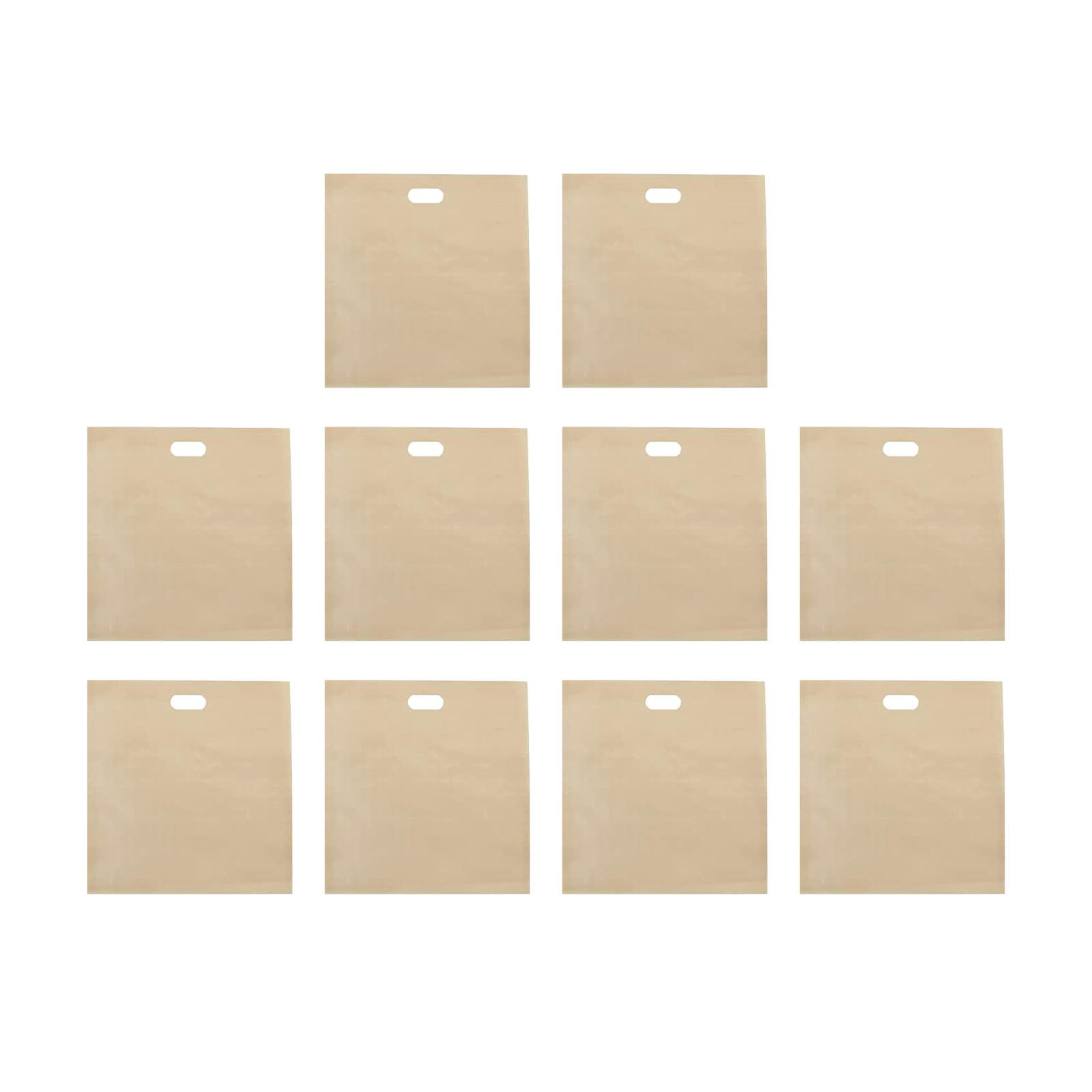 Magideal - Bolsas Reutilizables Para Tostadora, Bolsas Para Horno De Sándwich, Organización Antiadherente, Bolsas Para Hornear, Bolsas Para Sándwich Tostado Para 16x165 Cm 10 Uds.
