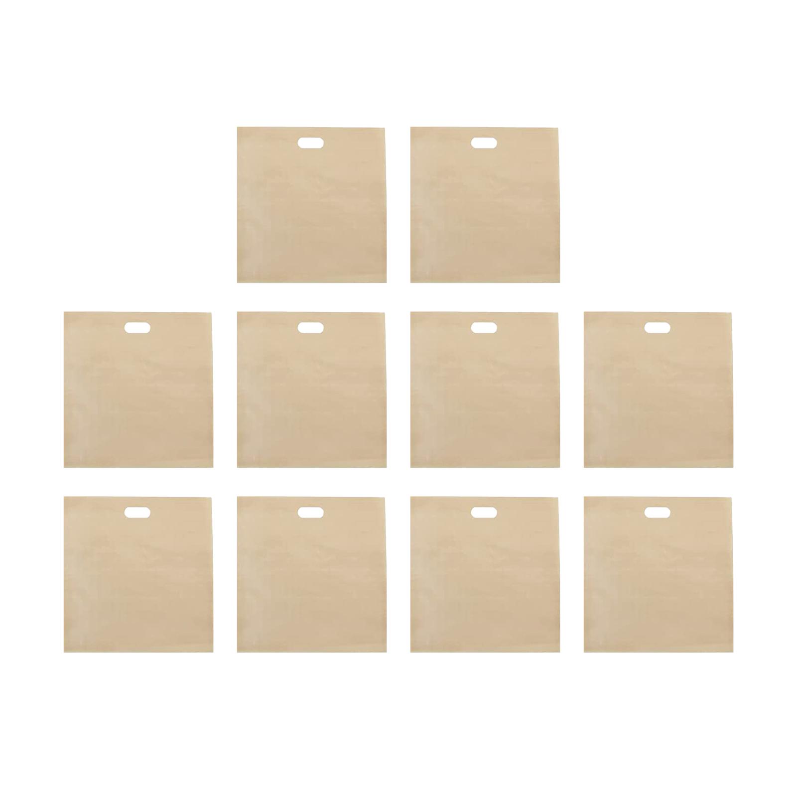 Magideal - Bolsas Reutilizables Para Tostadora, Bolsas Para Horno De Sándwich, Organización Antiadherente, Bolsas Para Hornear, Bolsas Para Sándwich Tostado Para 16X165 Cm 10 Uds.