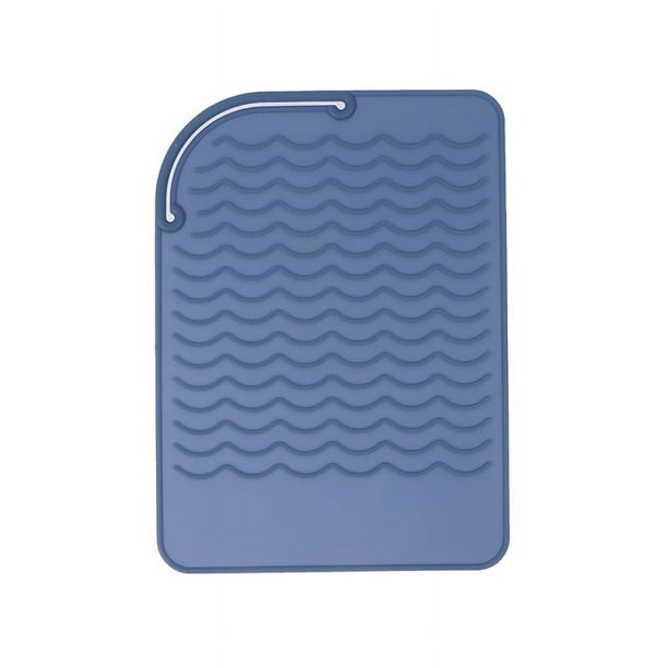 1pc Silicone Heat Resistant Mat, Hair Straightener Flat Iron Curling Ironing Mat