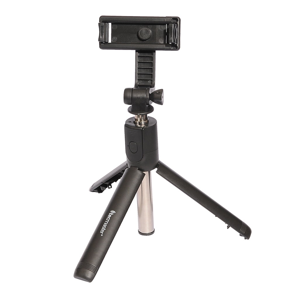 Tecmaster - Bastón Selfie Bluetooth + Trípode + Control Remoto