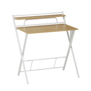 Escritorio Plegable Relan Tripoli Blanco Compacto