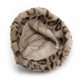 thumbnail image 5 of Gorro Bucket Mujer Peludo Animal Print Leopardo Invierno Suave Beige Talla Única, 5 of 5