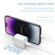 thumbnail image 3 of Bloque de cargador USB C iGenJun de 20 W para teléfono, cargador rápido, paquete de 4, 3 of 7