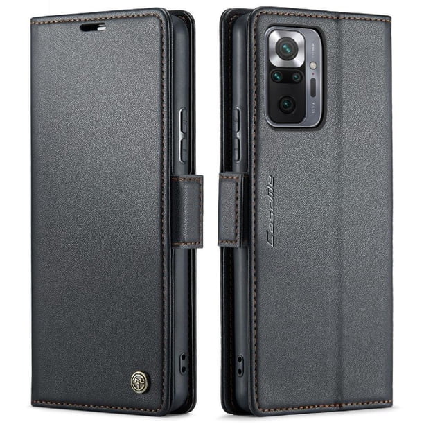 CaseMe tipo cartera Xiaomi Redmi Note 10 Pro 4G con cierre magnético, RFID, tarjetero, soporte, carga inalámbrica