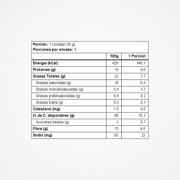 Barra de Cereal Chocolate Coco 5 Un, 175 g | Lider