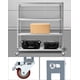 thumbnail image 3 of Rack de almacenamiento con ruedas giratorias QWORK de 3 pulgadas, poliuretano, muy resistentes, 500 libras, 3 of 7