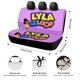 thumbnail image 2 of Lyla en el Bucle-theme Car Rear Seat Covers Back Elastic Flexible Car Seat Covers Decorative Fits Most Cars 120x59x76cm, 2 of 6