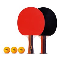 Genérico - Set De 2 Paletas Ping Pong + 3 Pelotas Groupstar Training - Gs6127A