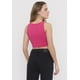 thumbnail image 2 of Polera Mujer Sin Mangas Crop Fucsia Corona, 2 of 5
