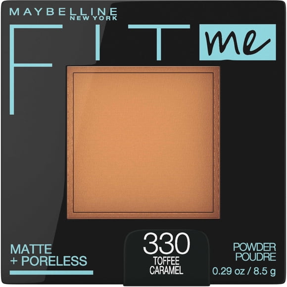 Polvo facial Maybelline Fit Me Matte + Poreless Toffee, 1 unidad