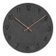 thumbnail image 2 of 11 '' Reloj De Pared Reloj De Pared Redondo De Cuarzo Reloj De Pared Silencioso Funciona Con Pilas Negro, 2 of 5