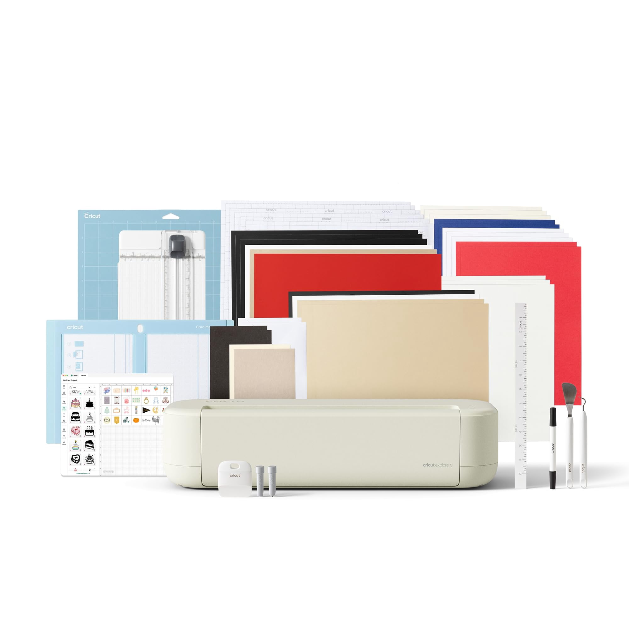 Máquina De Corte Cricut Explore 5 Essential Bundle Taupe