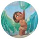 thumbnail image 3 of Alfombra Redonda Infantil Princesa Moana Desmarcar 60cm, 3 of 6