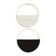 thumbnail image 3 of Colgante De Decoración De Pared Bohemio Doble Círculo Para Apartamento Decoración Del Hogar Blanco Y Negro, 3 of 3