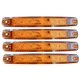 thumbnail image 1 of Set Farol Lateral Ambar Delgado 12/24V 10 Pcs, 1 of 2