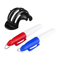 Magideal - Marcador De Pelota De Golf, Herramienta De Alineación Con Rotuladores, Herramientas De Plantilla, Herramienta De Plantilla Para Posicionar A Los , Tres Tres Lineas