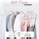 thumbnail image 4 of Velvet Hangers LUX Decor Grey, paquete de 50 prendas antideslizantes, 4 of 6