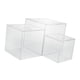 thumbnail image 2 of Elevadores De Anidación De Soporte De Cubo Acrílico De 3 Uds Con Fondo Hueco Para Mostrador De Venta Al Por Menor Transparente, 2 of 5