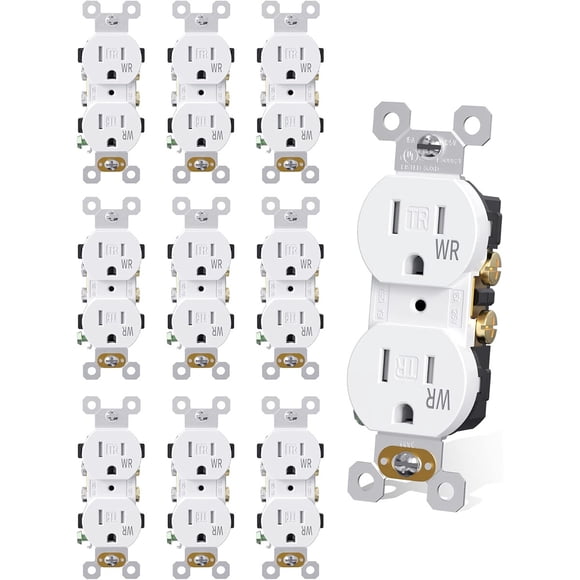 Enchufe Doble AIDA 15A Resistente Clima TR UL