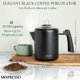 thumbnail image 4 of Cafetera Mixpresso de acero inoxidable negro, 1,1 L, 5 a 8 tazas, 4 of 7